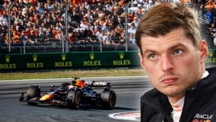 Bitter für Max Verstappen! Er verliert seinen Heim-Grand-Prix in Zandvoort. (Bild: APA/AFP/JOHN THYS, APA/ANP/Remko de Waal)