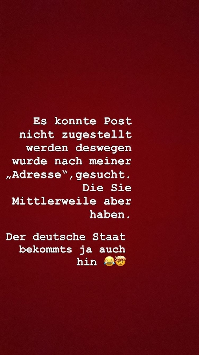 Auch in seiner Instagram-Story meldete sich Jimi-Blue Ochsenknecht mittlerweile zu dem Fall zu Wort.