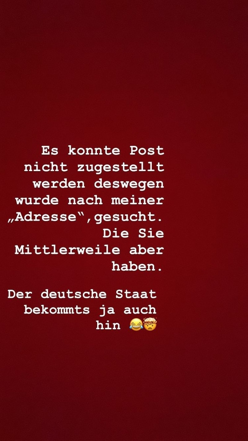 Jimi Blue Ochsenknecht has also commented on the case in his Instagram story. (Bild: instagram.com/jimbonader)