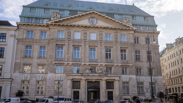 The Park Hyatt hotel in Vienna's city center is to be sold by mid-2025. (Bild: APA/GEORG HOCHMUTH)