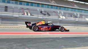 Seit Dienstag sitzt Niklas Schaufler für Red Bull in diesem Formel-4-Boliden.