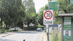 Die 30er-Zone im Zentrum kommt bei den Bürgern gut an. (Bild: Tschepp Markus)