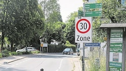 Die 30er-Zone im Zentrum kommt bei den Bürgern gut an. (Bild: Tschepp Markus)