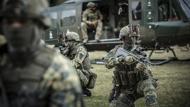 Die Aufrüstungshysterie hat auch das neutrale Österreich erreicht. Jetzt soll das Bundesheer fit gemacht werden. (Bild: MILPICTURES / Tom Weber)