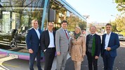 Seit November 2024 fahren drei übergroße Elektrobusse durch Baden. Genehmigt wurden sie noch von ...