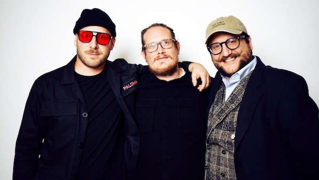 Wolfgang Kapuy-Schwarz, Lukas Höller und Xaver Paur stecken hinter dem Projekt „Wirtshaus Social Club“ in Wiener Neustadt. (Bild: Vic Schwarz)