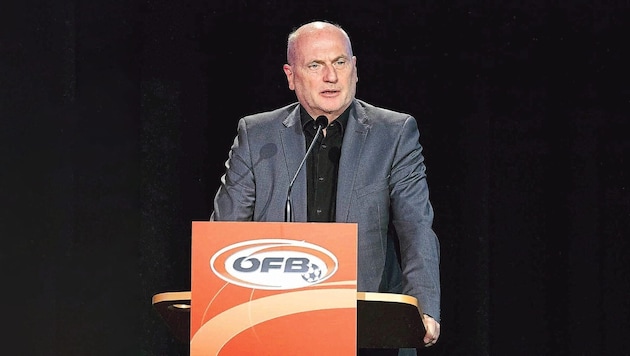 Wolfgang Bartosch has been interim president of the ÖFB since last Friday. (Bild: GEPA/GEPA pictures/ Matic Klansek)