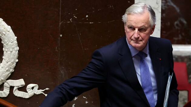 Michel Barnier's government has failed due to opposition resistance. (Bild: APA/AFP/Alain JOCARD)