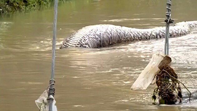 Flooding had hit the region due to heavy rainfall, completely flooding some of the roads. (Bild: KameraOne)