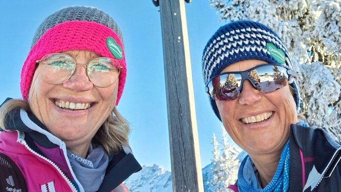 The two "Krone" hiking experts