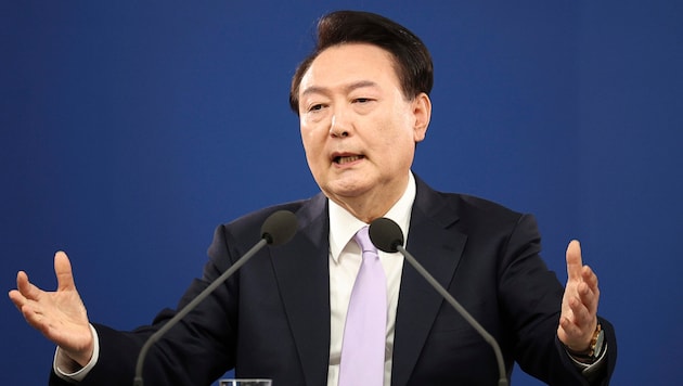 South Korean President Yoon Suk-yeol (Bild: AP/Manuel Balce Ceneta)