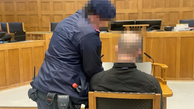 Der 33-Jährige saß nicht zum ersten Mal vor Gericht. (Bild: Krone KREATIV)