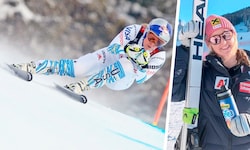Lindsey Vonn (l.) und Nina Ortlieb geben am Samstag in Copper Mountain ihr Renncomeback.