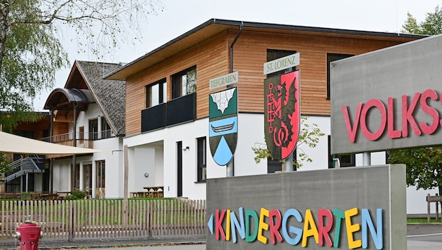 The costs for the construction of the kindergarten in Tiefgraben rose from 3.2 to 6.5 million euros. (Bild: Wolfgang Spitzbart)