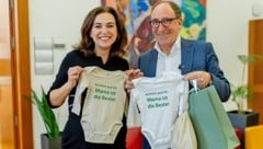 Die grüne Justizministerin Alma Zadić erwartet ihr zweites Kind. Johannes Rauch übernimmt während ihrer Babypause ihre politischen Aufgaben.    (Bild: Screenshot/X.com)