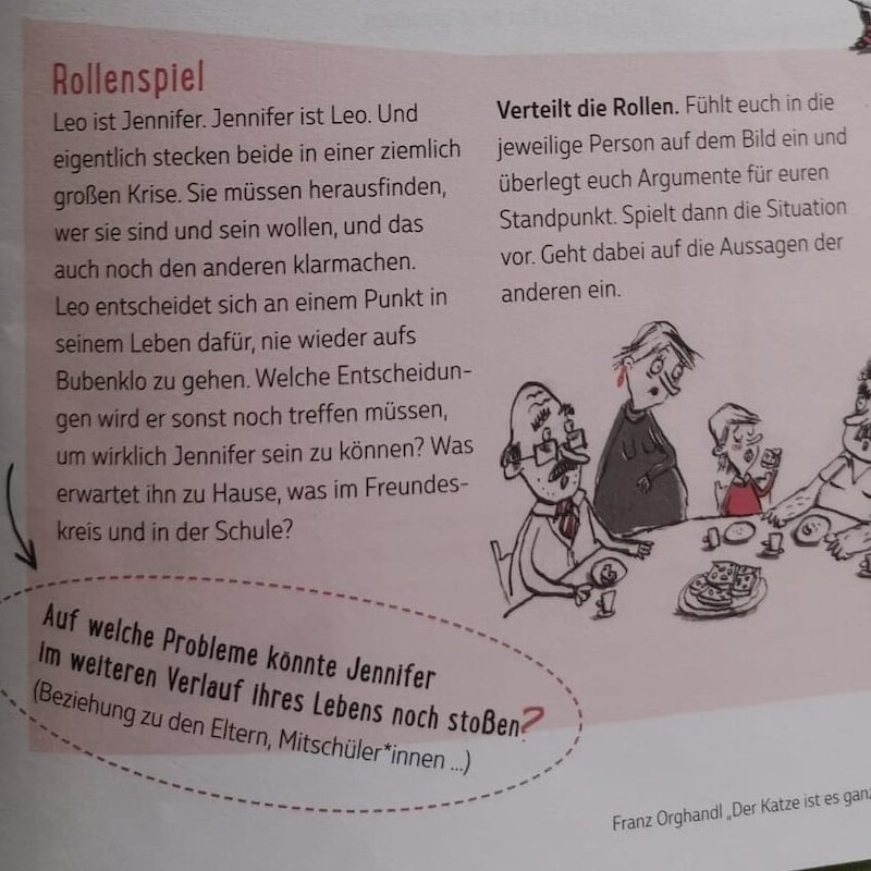 Unter anderem sorgt das Rollenspiel in dem Magazin für verärgerte Eltern junger Volksschüler. (Bild: zVg)