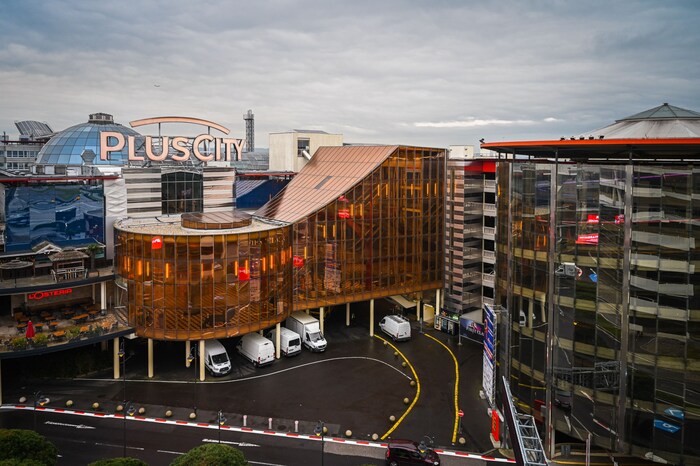 The incident is said to have occurred in front of Plus City.