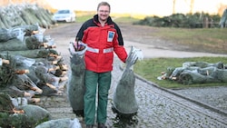 Auf 25 Hektar kultiviert Klaus Gschwendtner in Stroheim Christbäume