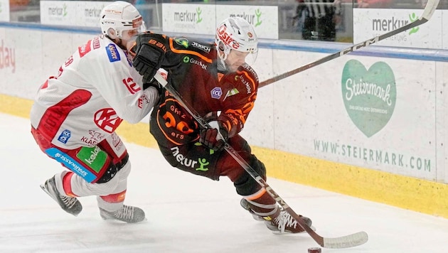 Mit Fehervar wartet auf Manuel Ganahl (r.) und die 99ers ein echter Maßstabstest.  (Bild: GEPA/GEPA pictures)