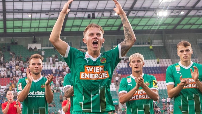 Isak Jansson spielte bei Rapid groß auf.