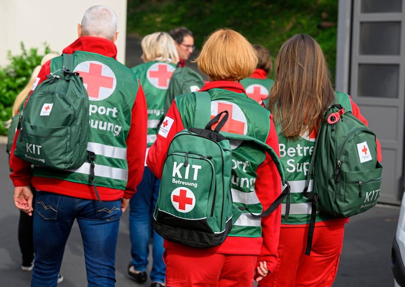 In Krisen kann man auf 285 Rotkreuzmitarbeiter und 400 Ehrenamtliche des Landes zählen. (Bild: Rotes Kreuz Steiermark)