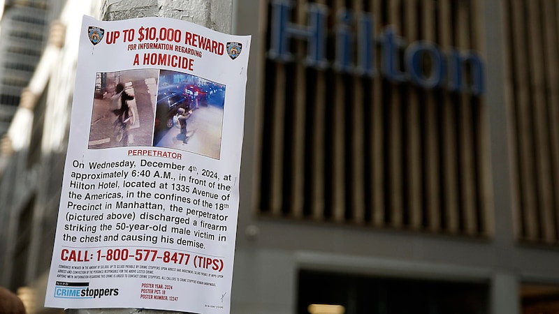 The New York police are offering a reward of 10,000 US dollars for information leading to the arrest of the perpetrator. (Bild: APA/AP)