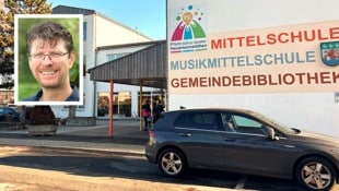 Hier in der Mittelschule Hausmannstätten legte Lehrer Konrad Hamm kurz vor Mitternacht einem ...