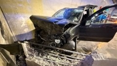 Der Unfallwagen endete als Totalschaden.