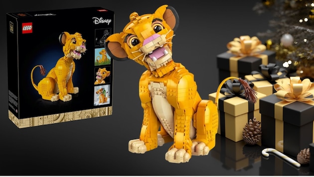 Simba von König der Löwen ist eines von mehr als 100 Produkten, die erst ab 18 Jahren empfohlen werden. (Bild: stock.adobe.com/Lego)