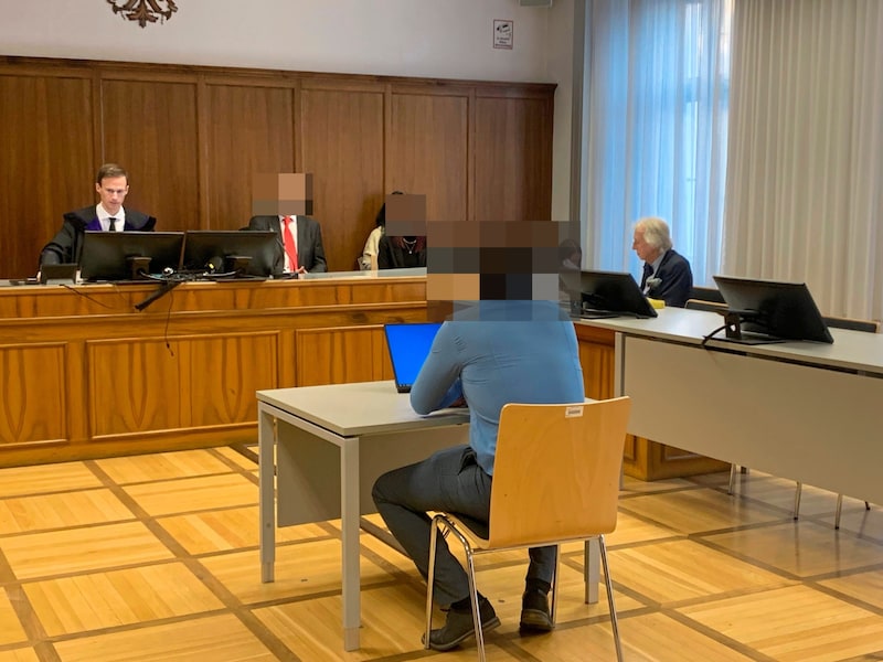 The defendant protested his innocence and lodged an appeal against the rape verdict. (Bild: Wassermann Kerstin/Krone KREATIV)