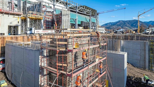 Hier entsteht im Stahlwerk Donawitz der neue Elektrolichtbogenofen. (Bild: Juergen Fuchs)