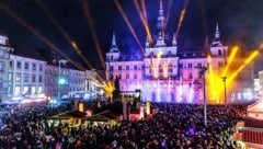 Prosit Neujahr mit Mega-Show am Grazer Hauptplatz. (Bild: Erwin Scheriau)