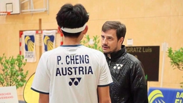 Manuel Rösler (re.) mit Pascal Cheng, einem seiner Schützlinge. (Bild: Mödlin-Fiala/ÖBV)