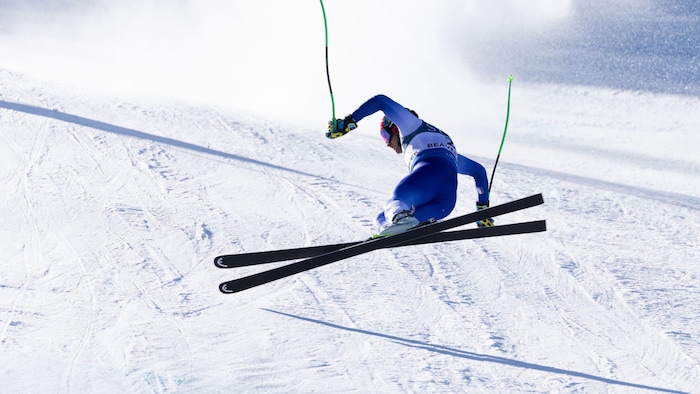 Guglielmo Bosca flew off spectacularly.