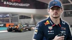 Lando Norris (li.) fuhr im zweiten Training von Abu Dhabi die Bestzeit, während Max Verstappen im Boxenfunk über sein Auto schimpfte. (Bild: ASSOCIATED PRESS, AFP/Lillian SUWANRUMPHA)