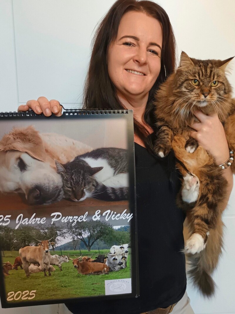 Schöner Kalender von Purzel und Vicky. Heute findet in Vasoldsberg bei Graz übrigens der schöne Weihnachtsmakrt statt.    (Bild: zVg)