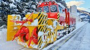 Eine der im Einsatz befindlichen Beilhack Schneeschleudern 