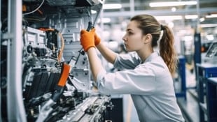 Frauen in der Industrie – viele bangen um ihren Arbeitsplatz.  (Bild: stock.adobe.com/Marco - stock.adobe.com)