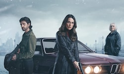 Keira Knightley (M.) als Spionin in London.