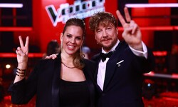 „The Voice of Germany“-Siegerin Jennifer Lynn mit Coach Samu Haber