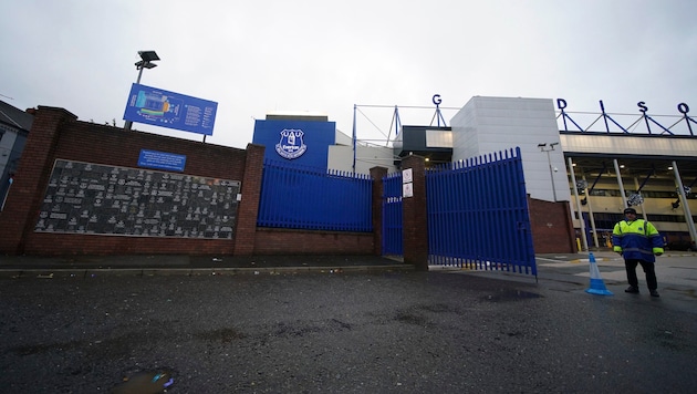 Goodison Park was due to host the final Merseyside derby for the last time today. (Bild: ASSOCIATED PRESS)