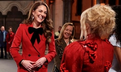 Prinzessin Kate zeigte sich beim Weihnachtsgottesdienst gut gelaunt, schlug aber auch ernste ...