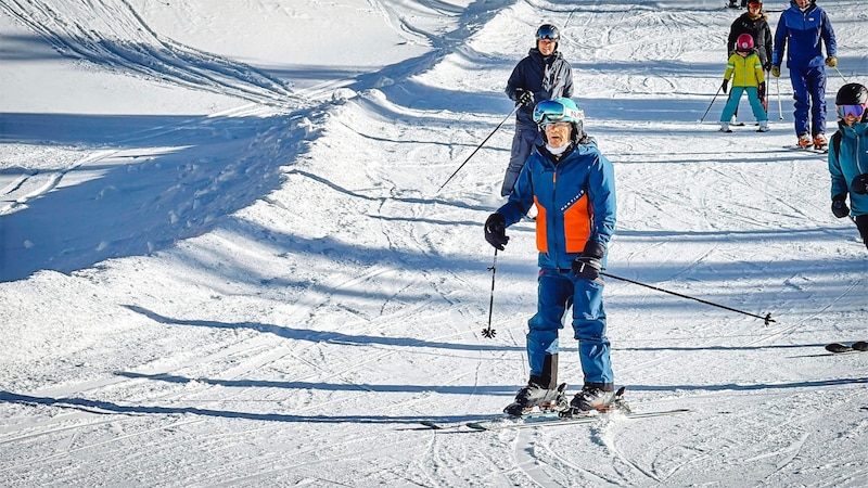 Skiing is the most beautiful thing for Gottfried. (Bild: Wallner Hannes)