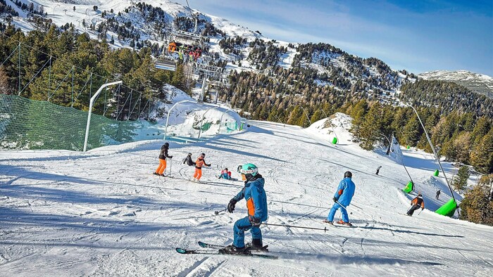 Gottfried skiing on the Turracher Höhe. 