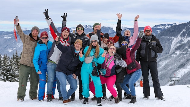 Party atmosphere until you drop at the mountain festival in Saalbach-Hinterglemm (Bild: Hölzl Roland)