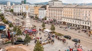 Der bereits vom Durchzugsverkehr befreite Hauptplatz wird attraktiviert. (Bild: Scharinger Daniel)