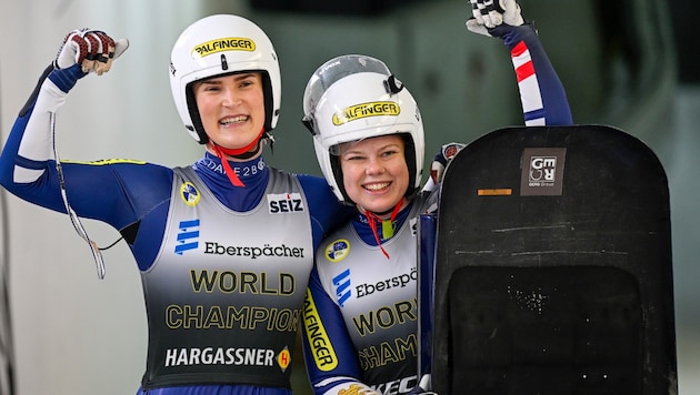 Selina Egle (left) and Lara Michaela Kipp (Bild: GEPA/GEPA pictures)