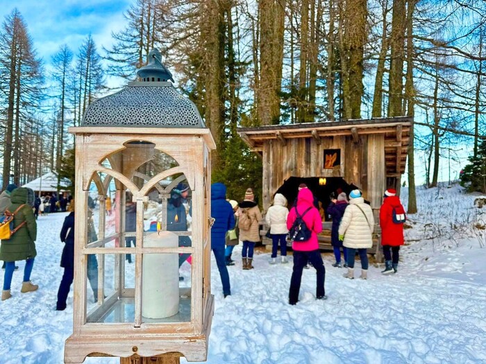 Am Berg war es kalt, aber traumhafte Winterbedingungen
