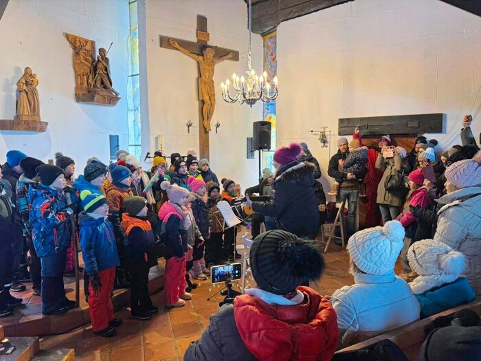 Die Sprösslinge der VS Heiligengrab unterhielten musikalisch.