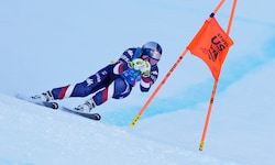 Lindsey Vonn hat ihr erstes Rennen seit sechs Jahren absolviert.